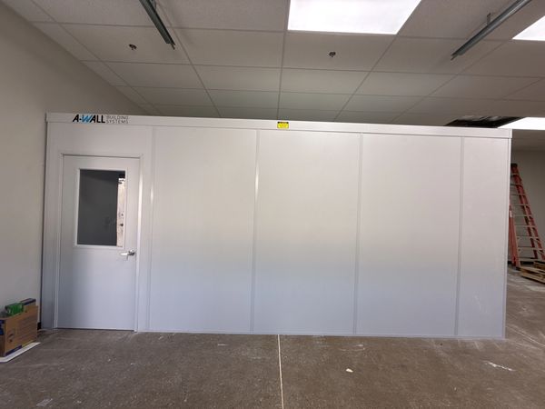 A new modular office solutions installations inside an office workspace by SoFlo installations