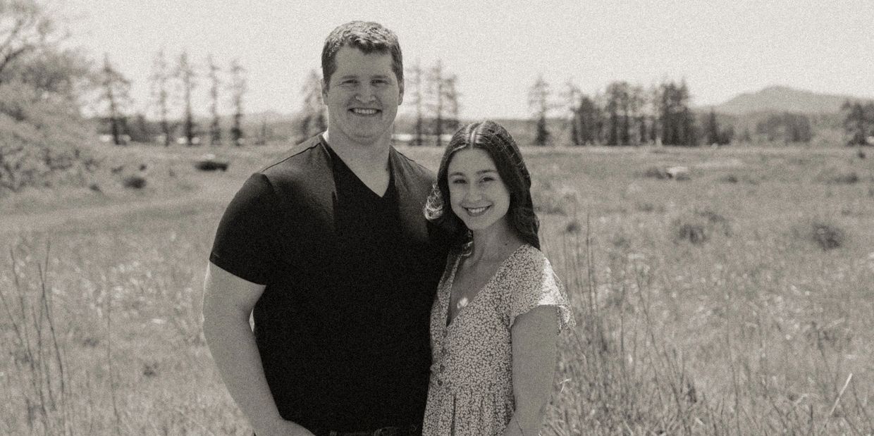 Hunter and Kimberly Hansen smiling for a photo
