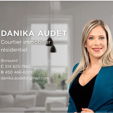 Danika Audet courtier immobilier sur la rive-sud de Montréal à Brossard