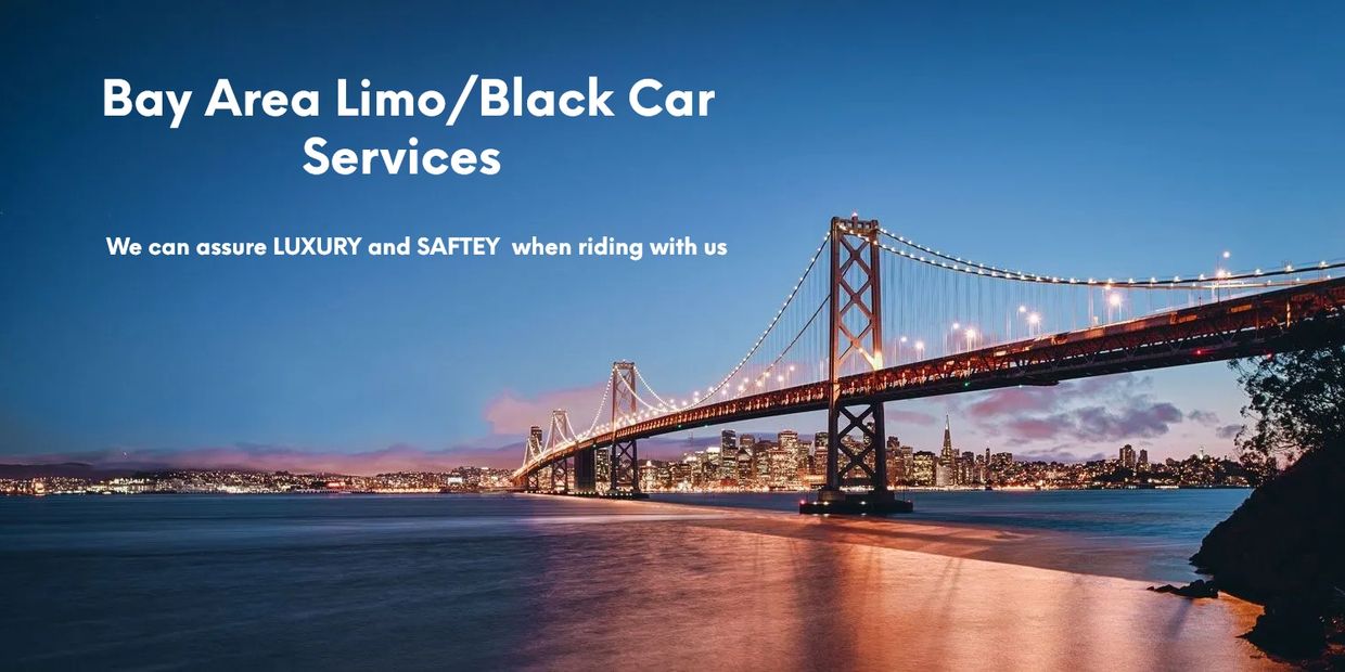 Bay Area limo service. Black car service airport transfer to and from all over Bay Area 