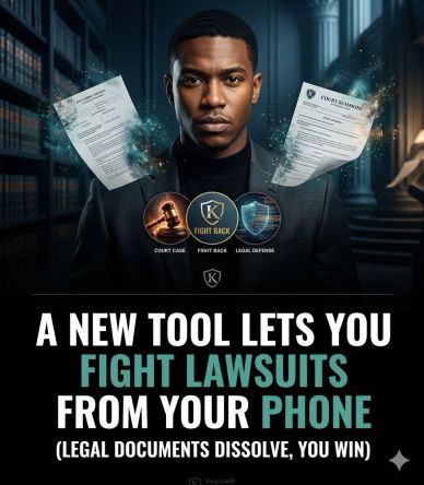 A man presents a tool to fight lawsuits digitally from your phone.