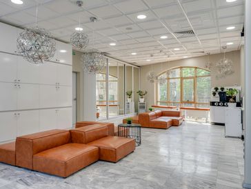 Modern interior with an original sofa