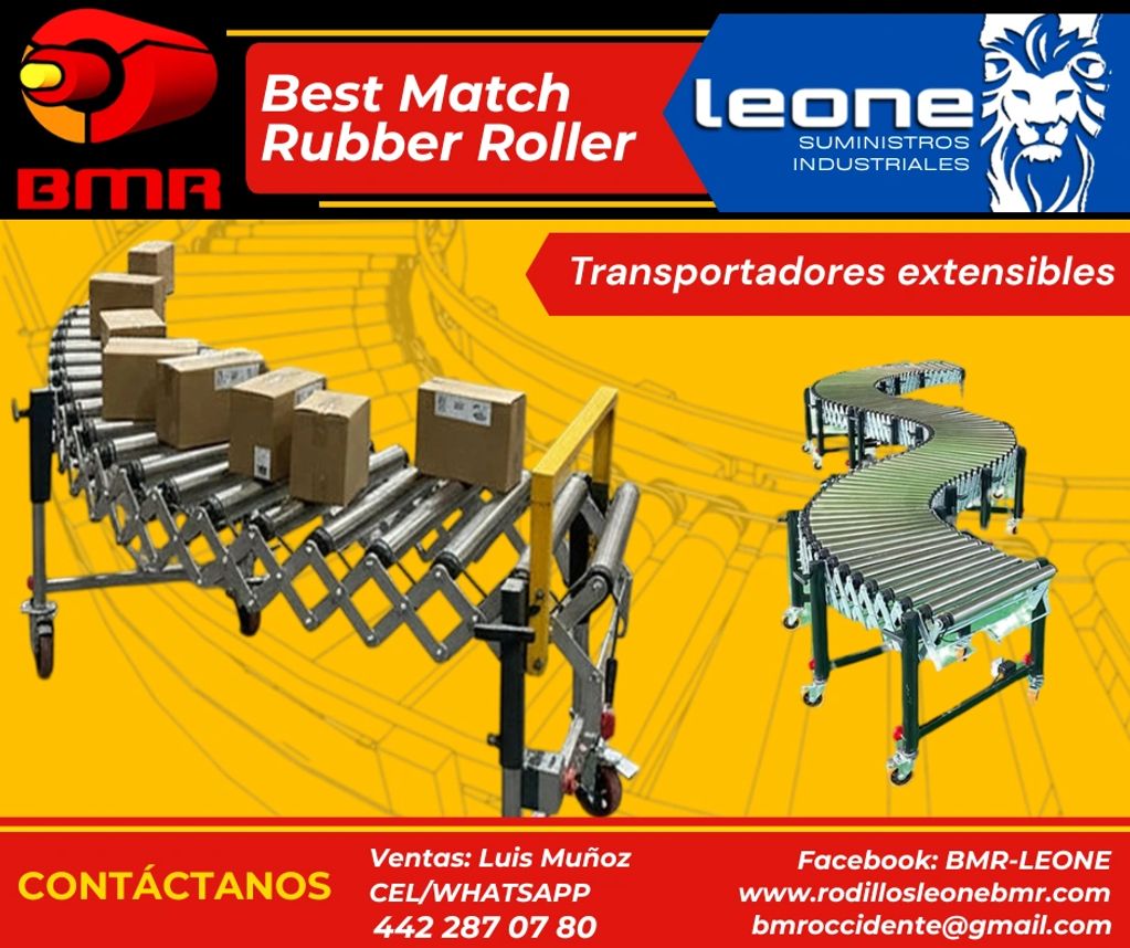 TRANSPORTADORES EXTENSIBLES MOTORIZADOS Y POR GRAVEDAD, DIFERENTES MEDIDAS DE ACUERDO A LAS NECESIDA