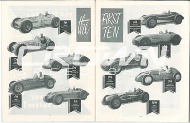 Indy 500 Starting Ten Grid 1955