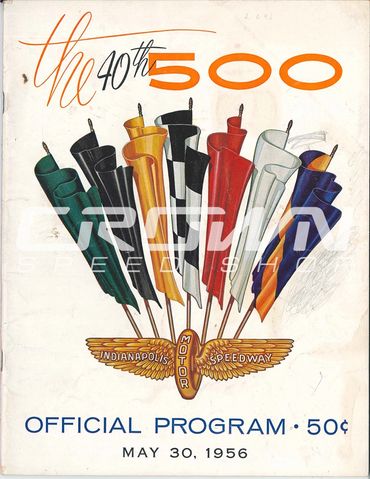 Indy 500 Official Program 1956