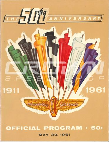 Indy 500 Official Program 1961