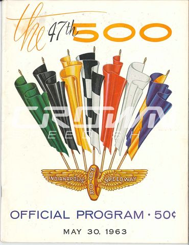Indy 500 Official Program 1963