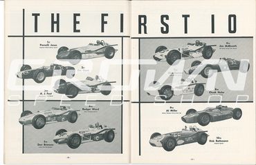Indy 500 Starting Ten Grid 1964