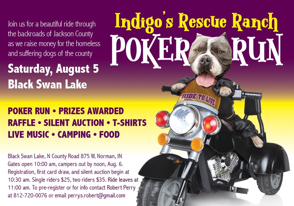 Information on Indigo's Poker Run