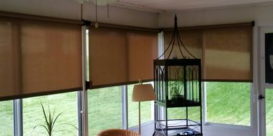 3% Roller shades