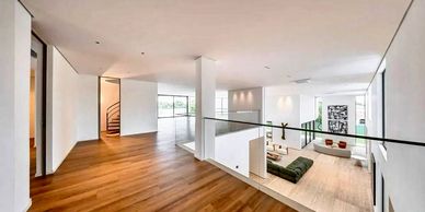 Integração, pé direito, amplitude e convivência 