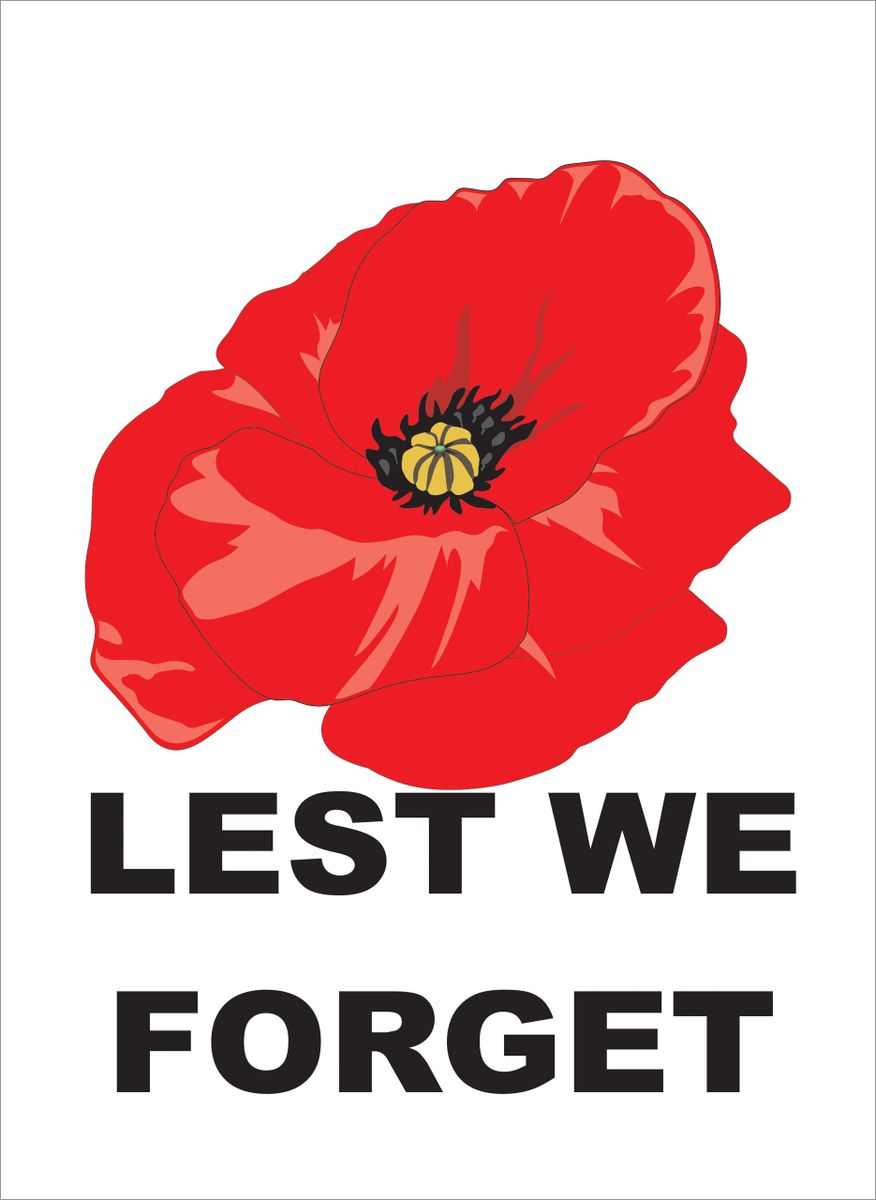 Lest we forget poppy Magnet for Sale by Huntermadison