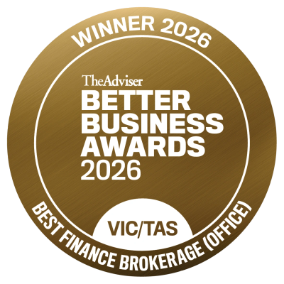 Gold award badge for Best Finance Brokerage (Office) 2026 by The Adviser.
