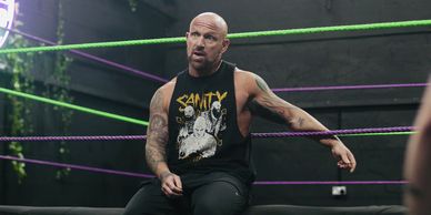 Eric Young leading a professional wrestling seminar at NEBULA Wrestling