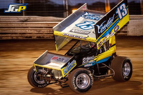 Justin Peck drives the No. 13 Buch Motorsports Sprint Car during the 2021 season. 