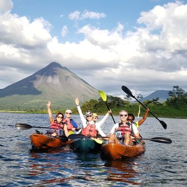 Kayaking on the Lake Arenal by Calypso Addventures