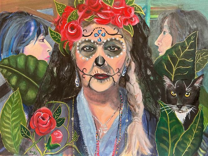 Self Portrait ala Frida