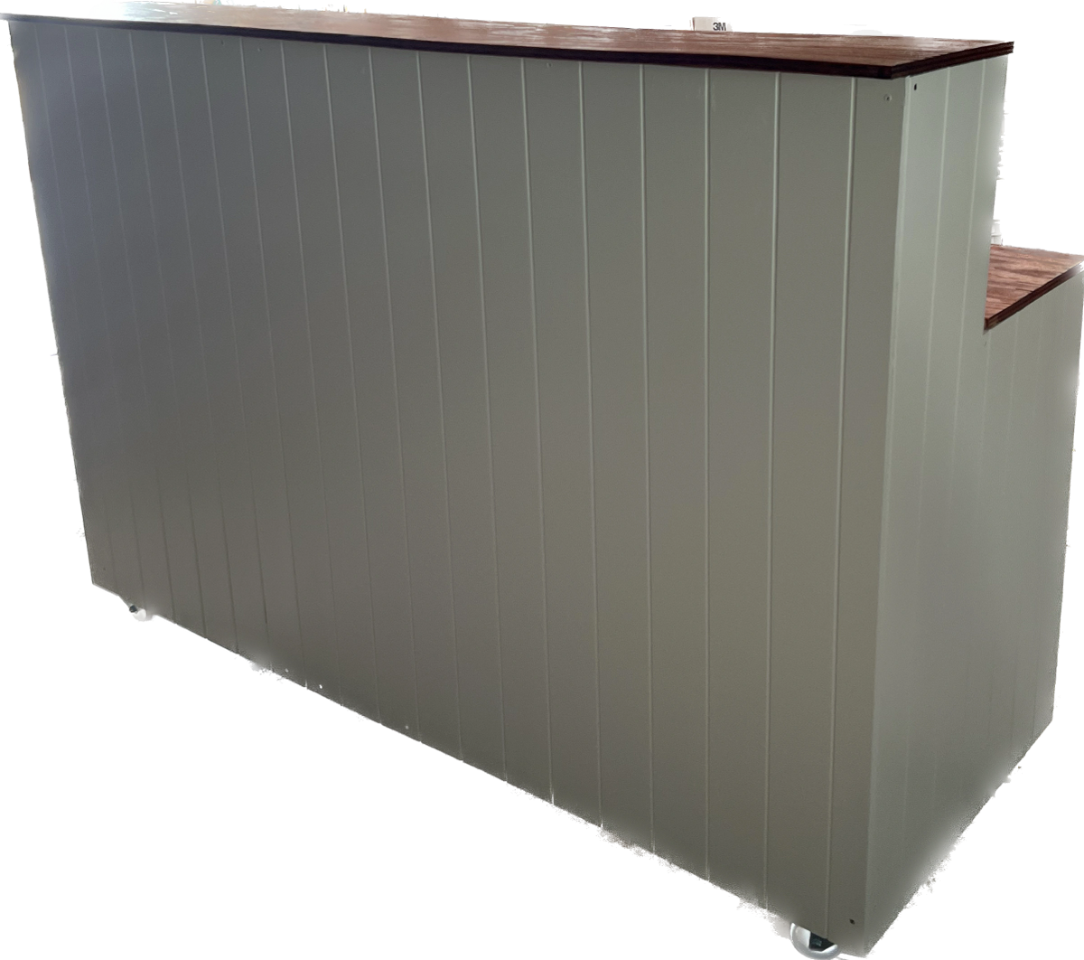 Mobile Bar VJ Panel with Timber Top