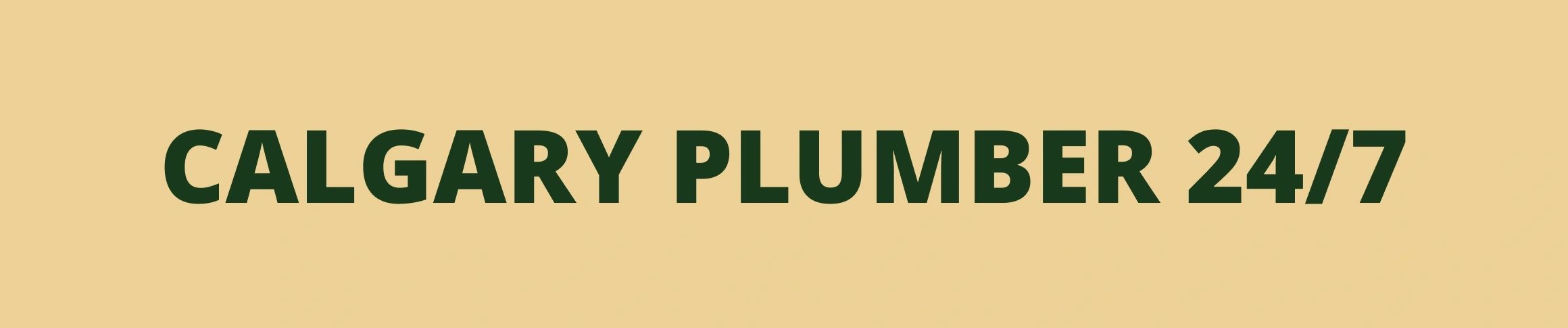 Calgary Plumber 24/7