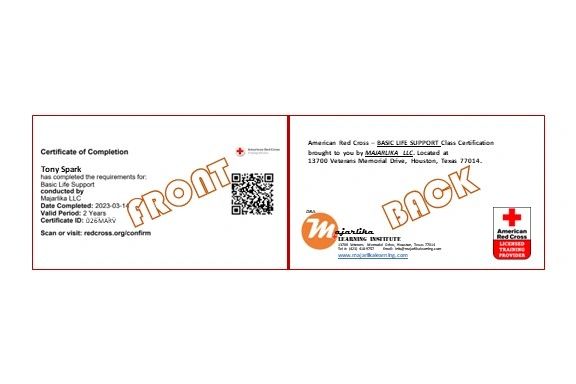 Certificate Card Lamination Service