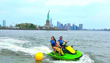 Jersey City has Jersey Jet Ski, the activity of Jet Ski Riding next to the Statue of Liberty and NYC