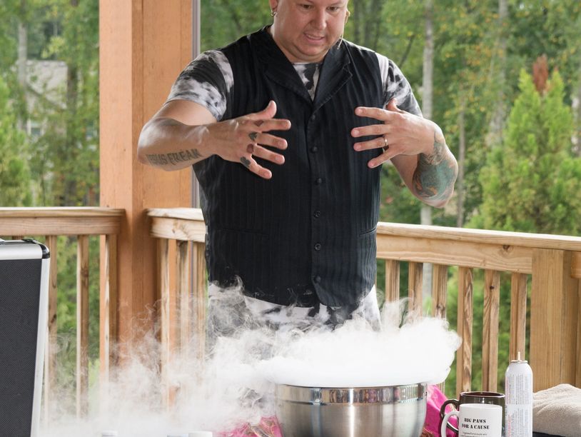 Ziggy's Science Magic Show is great for Schools and Educational Programs. Ziggy is a Mad Scientist!