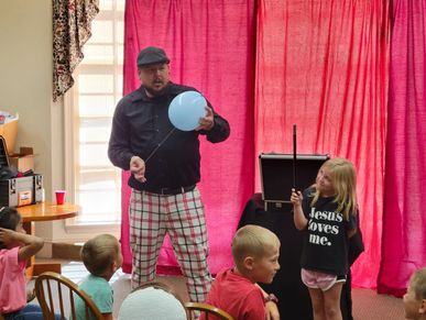 Balloon Magic Show - by The Amazing Ziggy.  A mixture of Magic with Balloons for a captivating show!