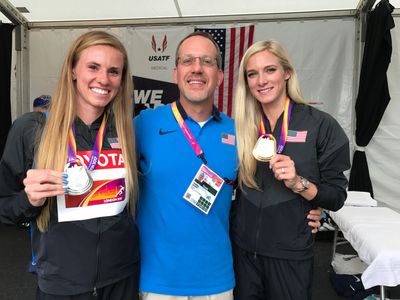 Emma Coburn and Courtney Frerichs Gold and Silver Medal performance at 2017 Worlds