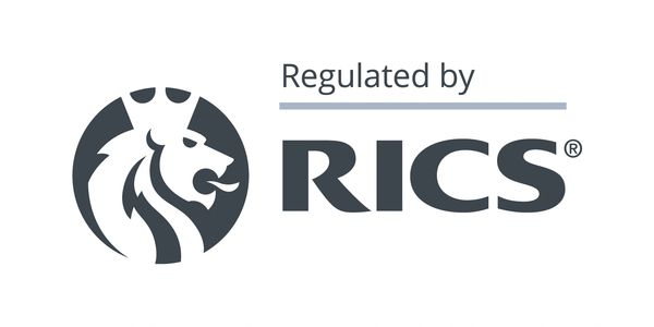 Logo showing a lion with text 'Regulated by RICS'.