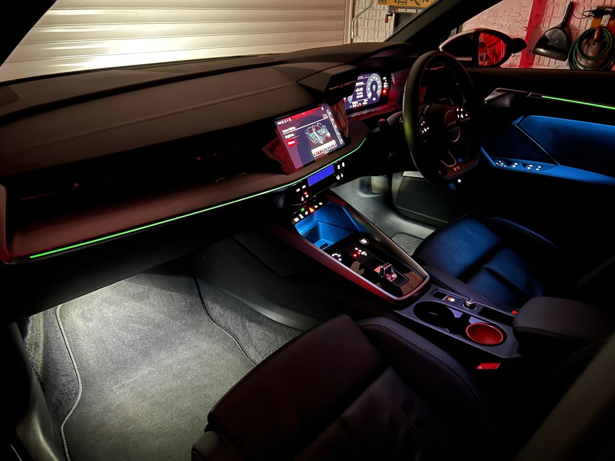 01. Audi A3 8Y Audi OEM Genuine Interior Ambient Lighting Retrofit