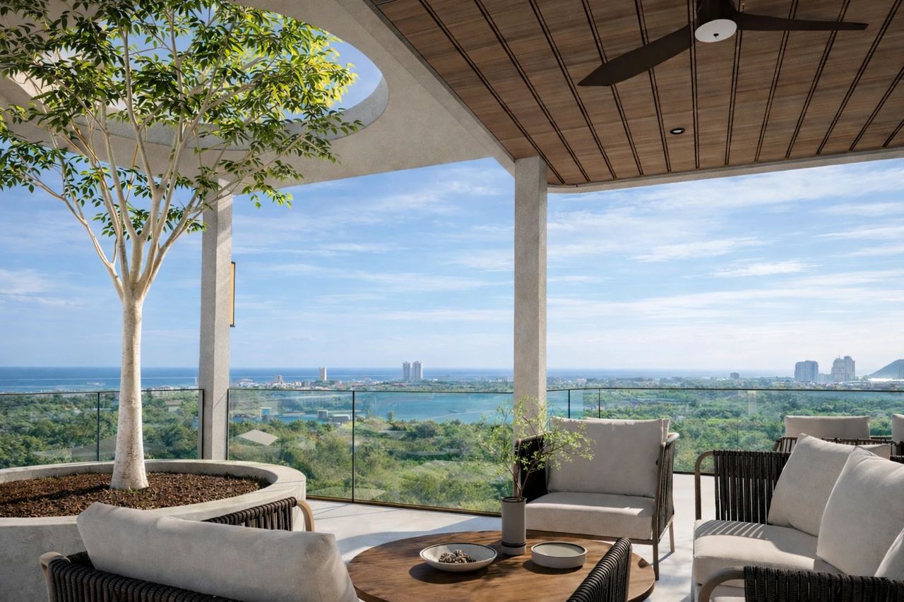 The Vista Hua Hin rooftop terrace pool and villa