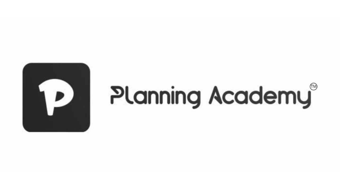 Logo of Planning Academy with a stylized 'P' and text.