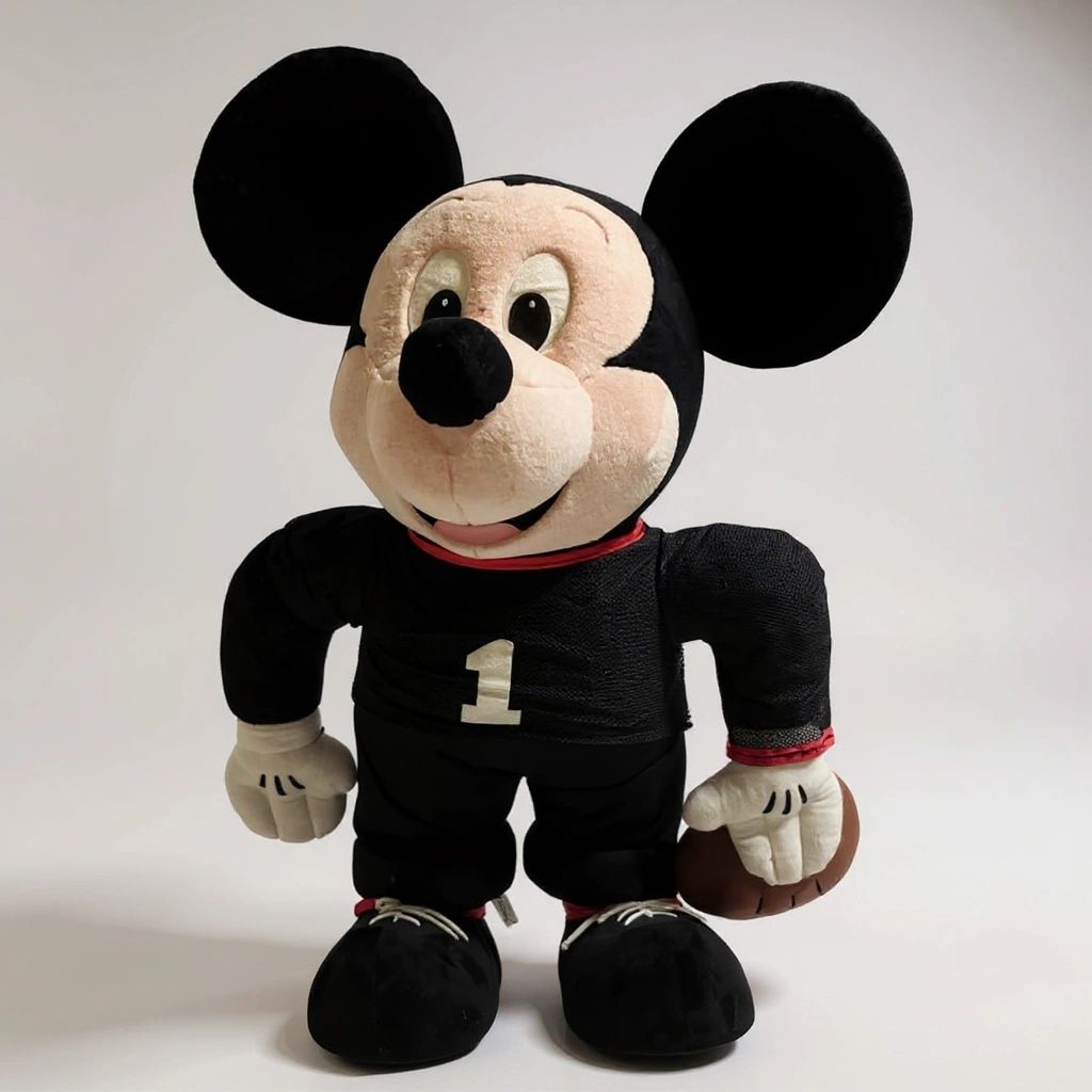 1990’s Disney World Mickey Football Player Plush