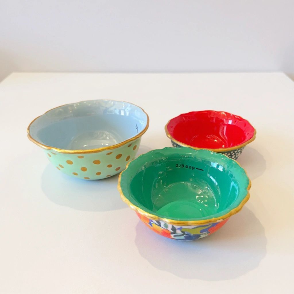 3 Pioneer Woman Measuring Bowls