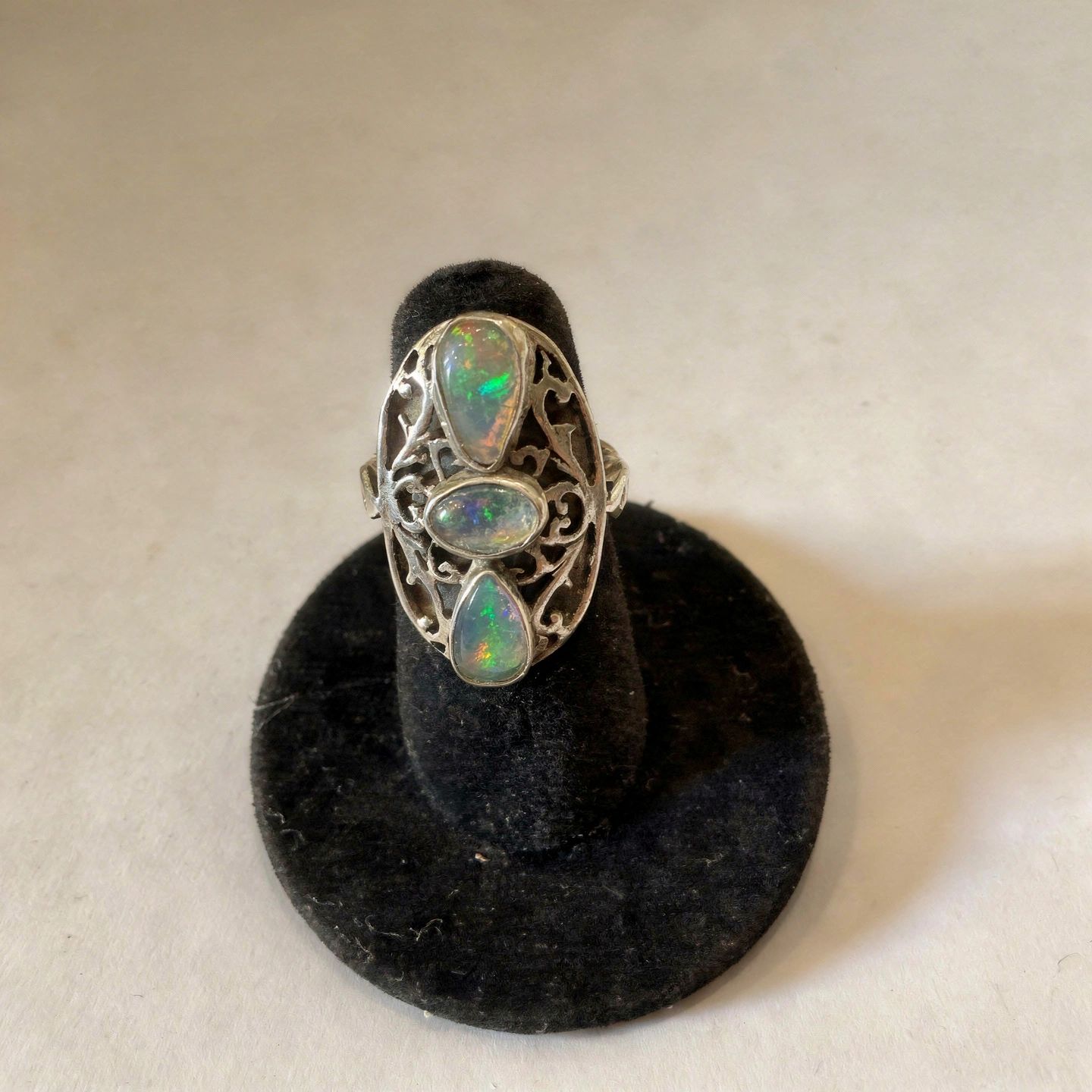 .925 México Art Deco Style Ring