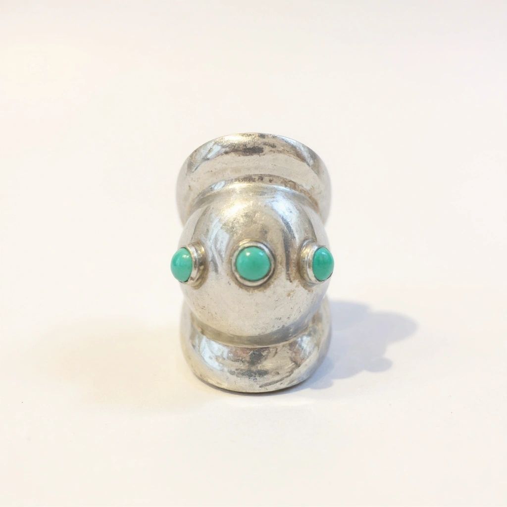 .925 Modernist, Saddle Ring