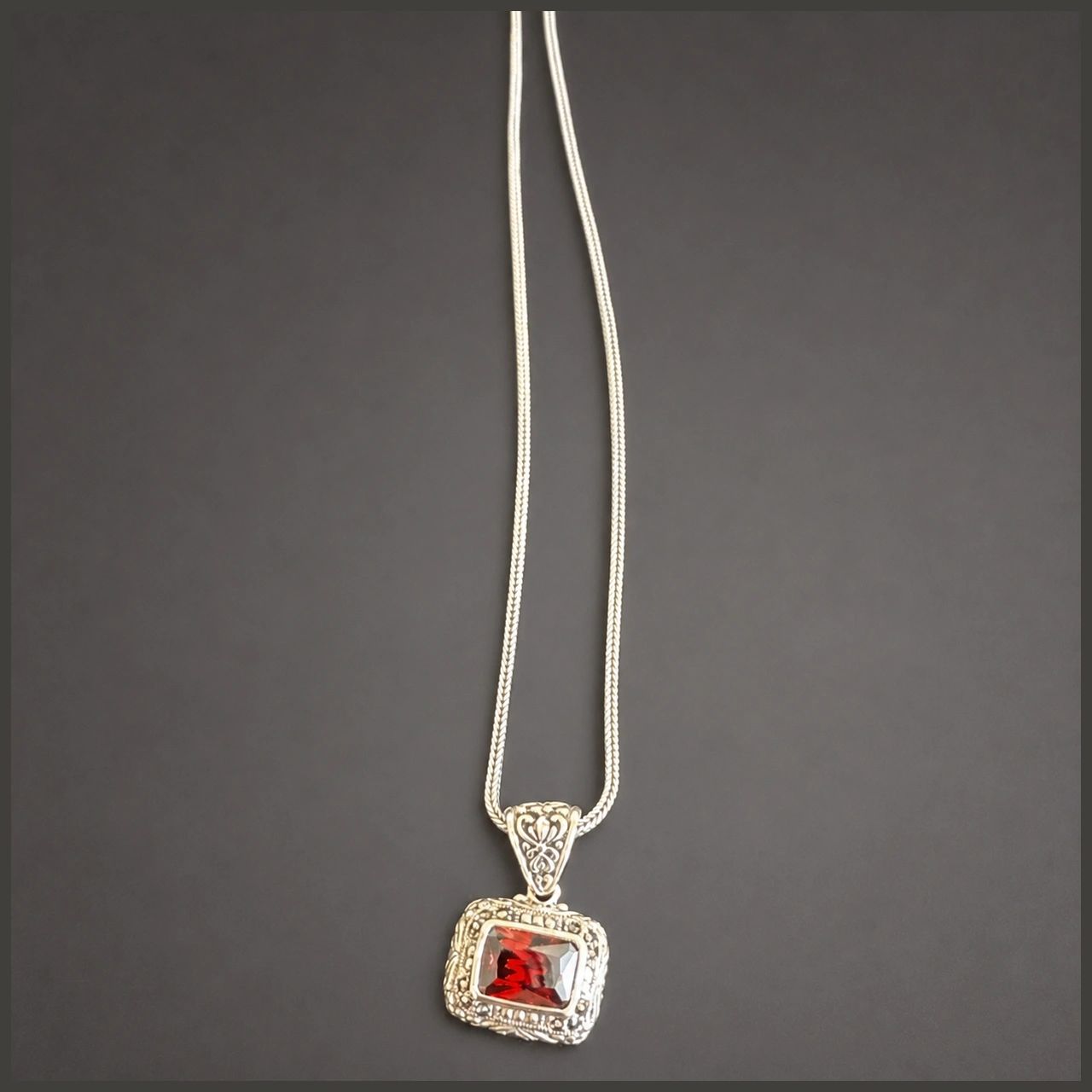 .925 Pendant and Necklace
