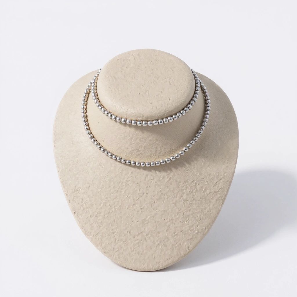 .925 Italy Bead Necklace