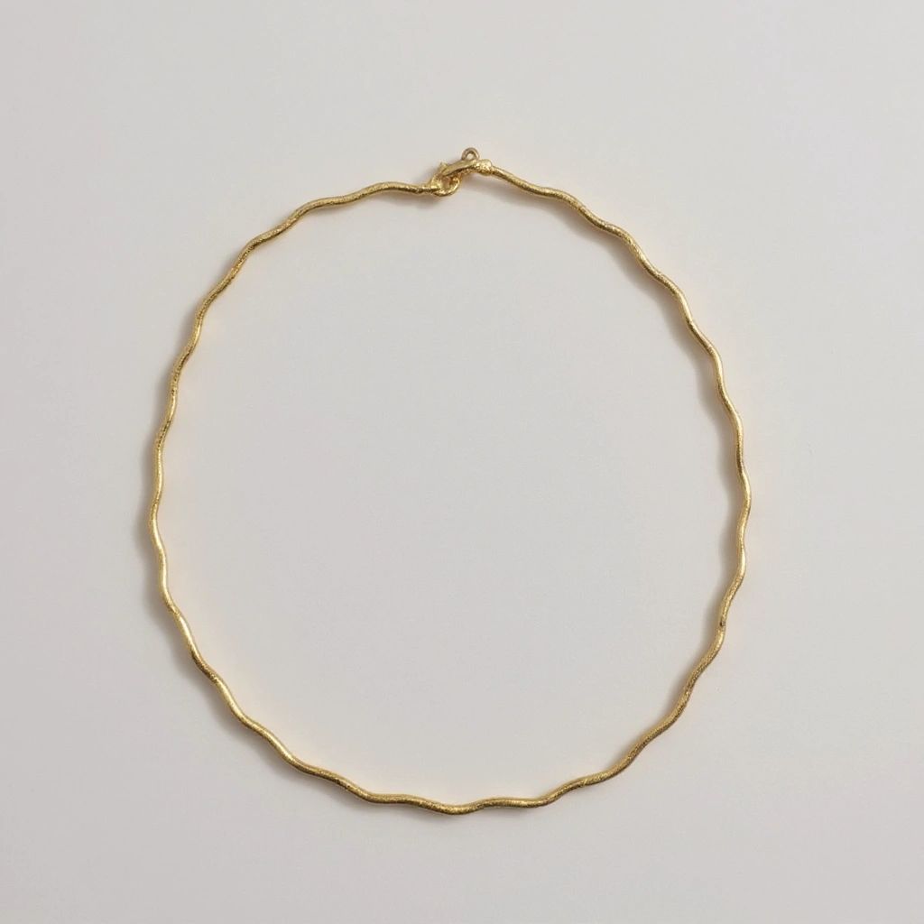 .925 Wavy Necklace, Choker