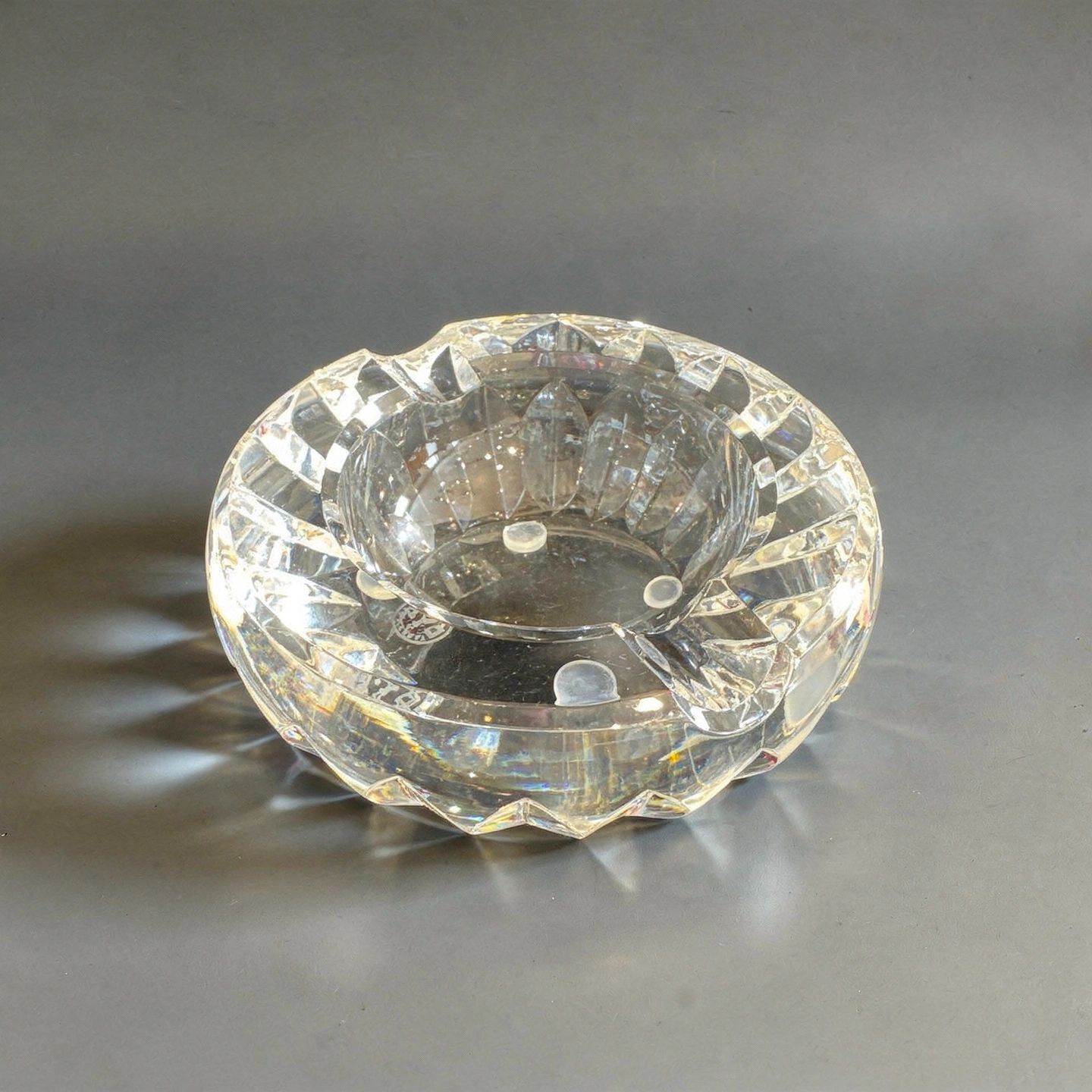 Baccarat Crystal Ash Tray , Made in France
