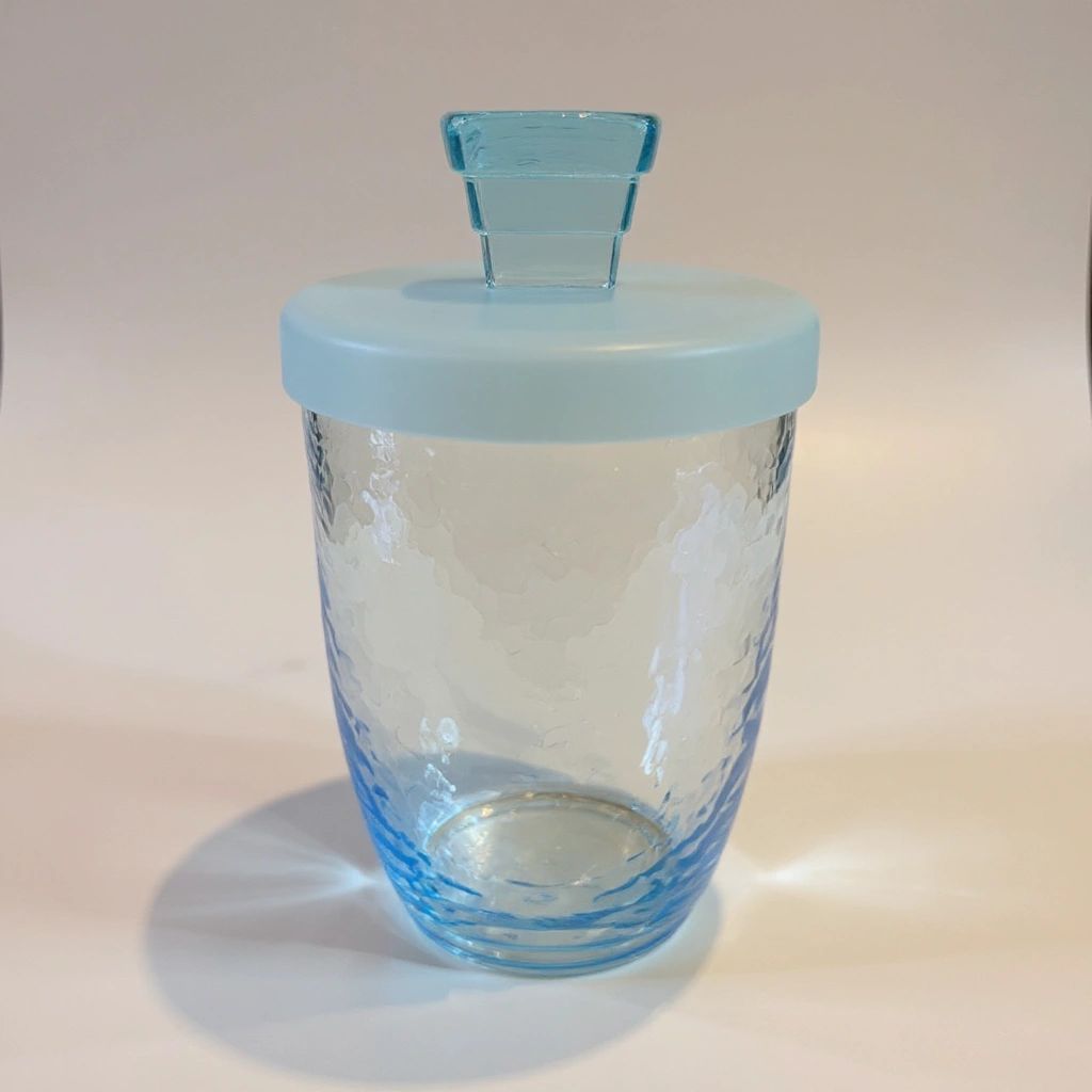 Blue Glass Apothecary Jar