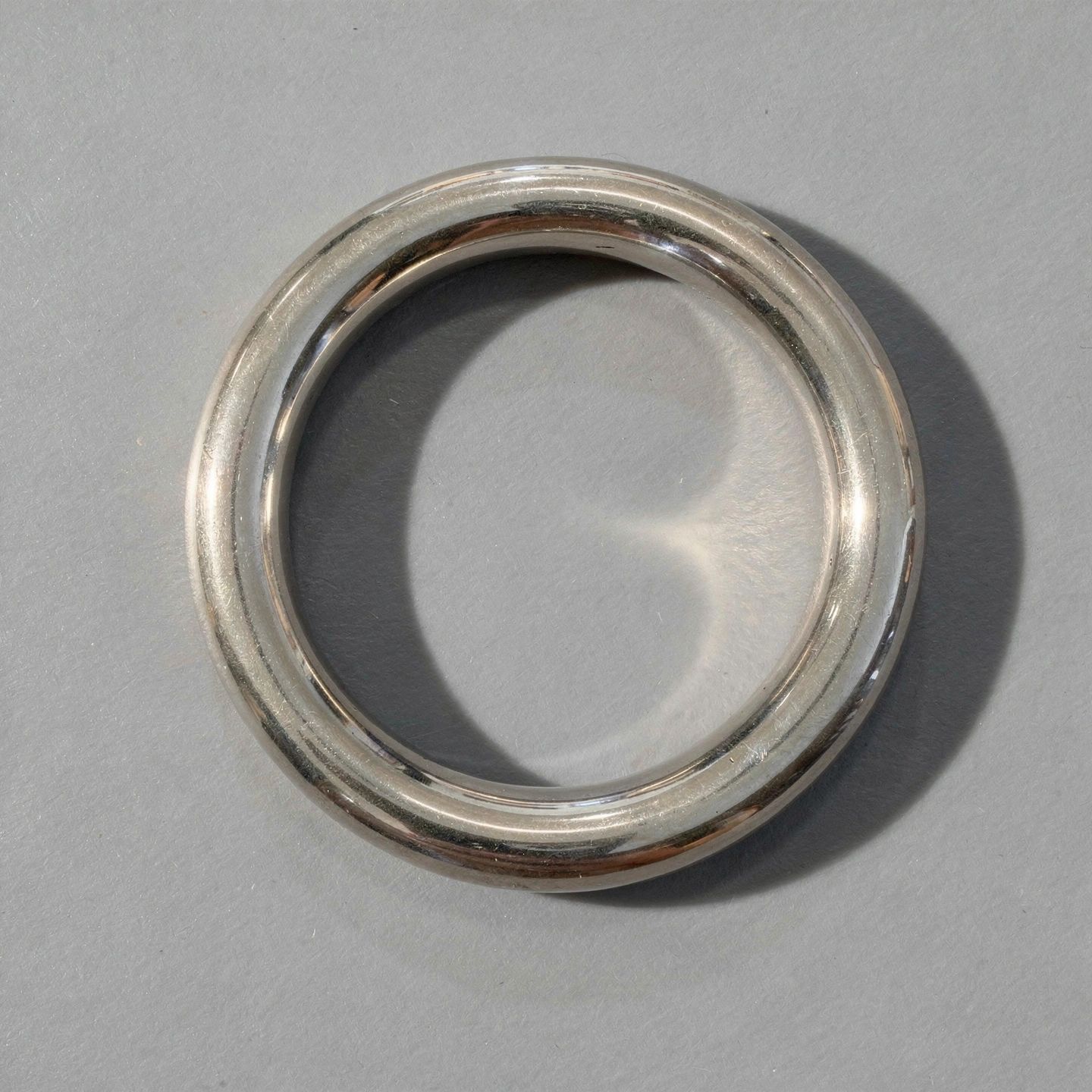 Black Acrylic Bangle Bracelet