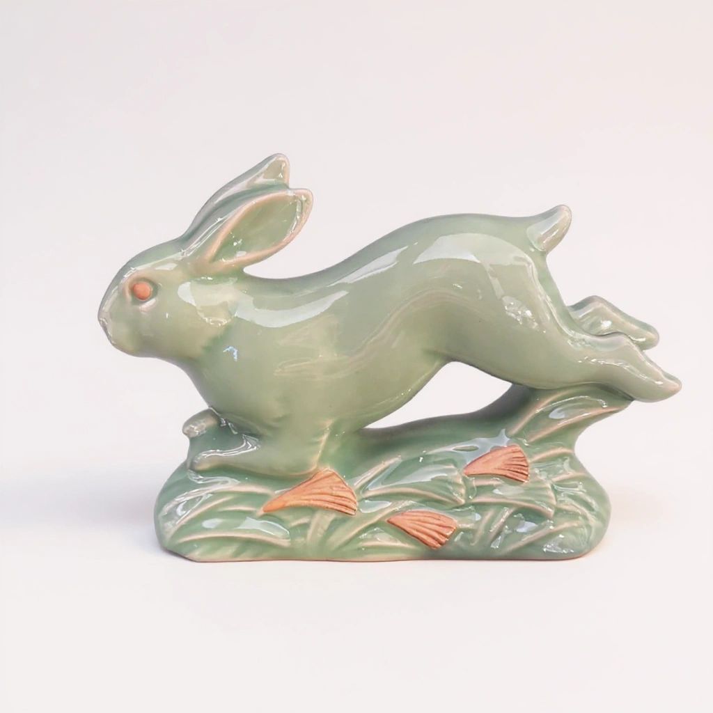 Bunny Figurine Mint Color
