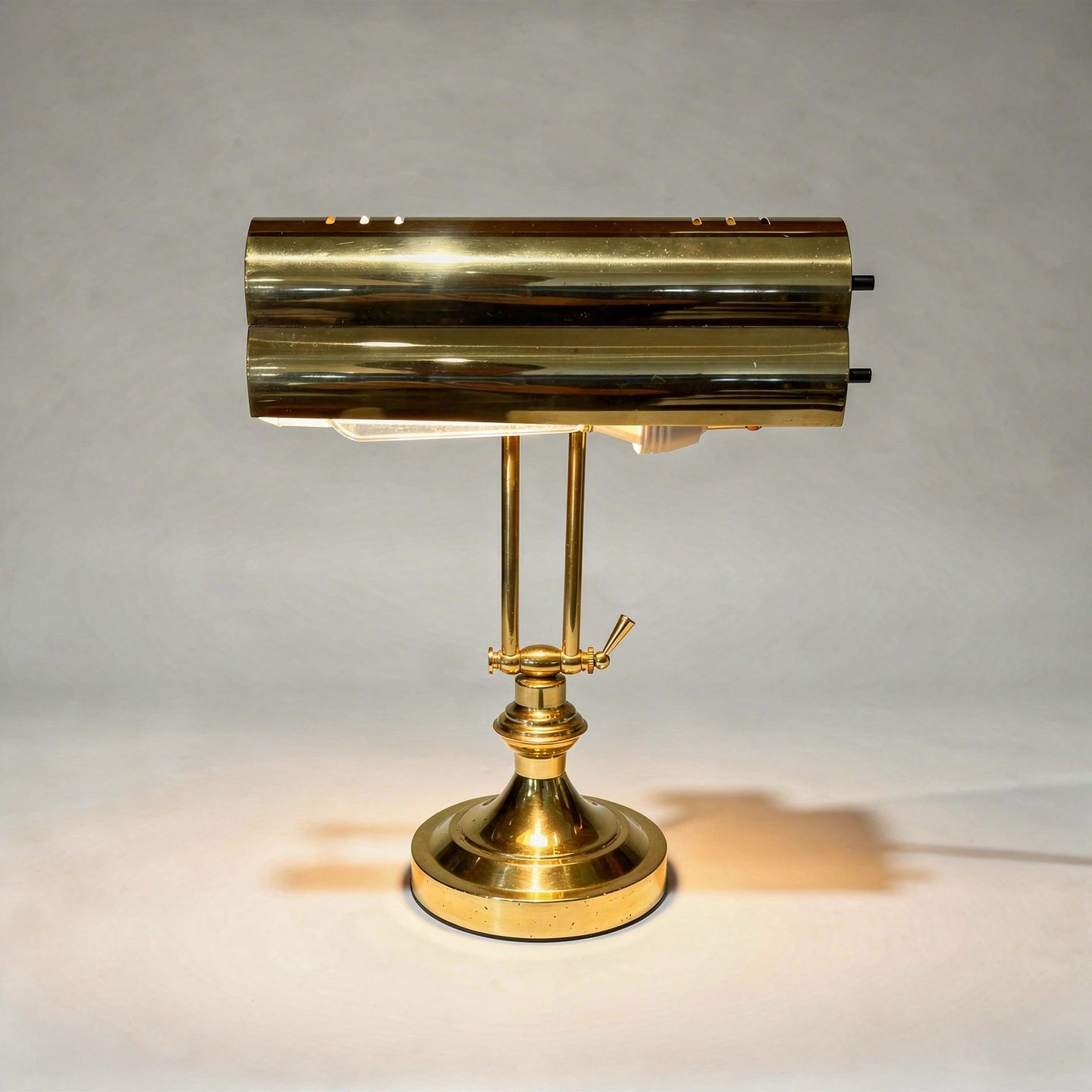 Brass Piano/Banker Lamp