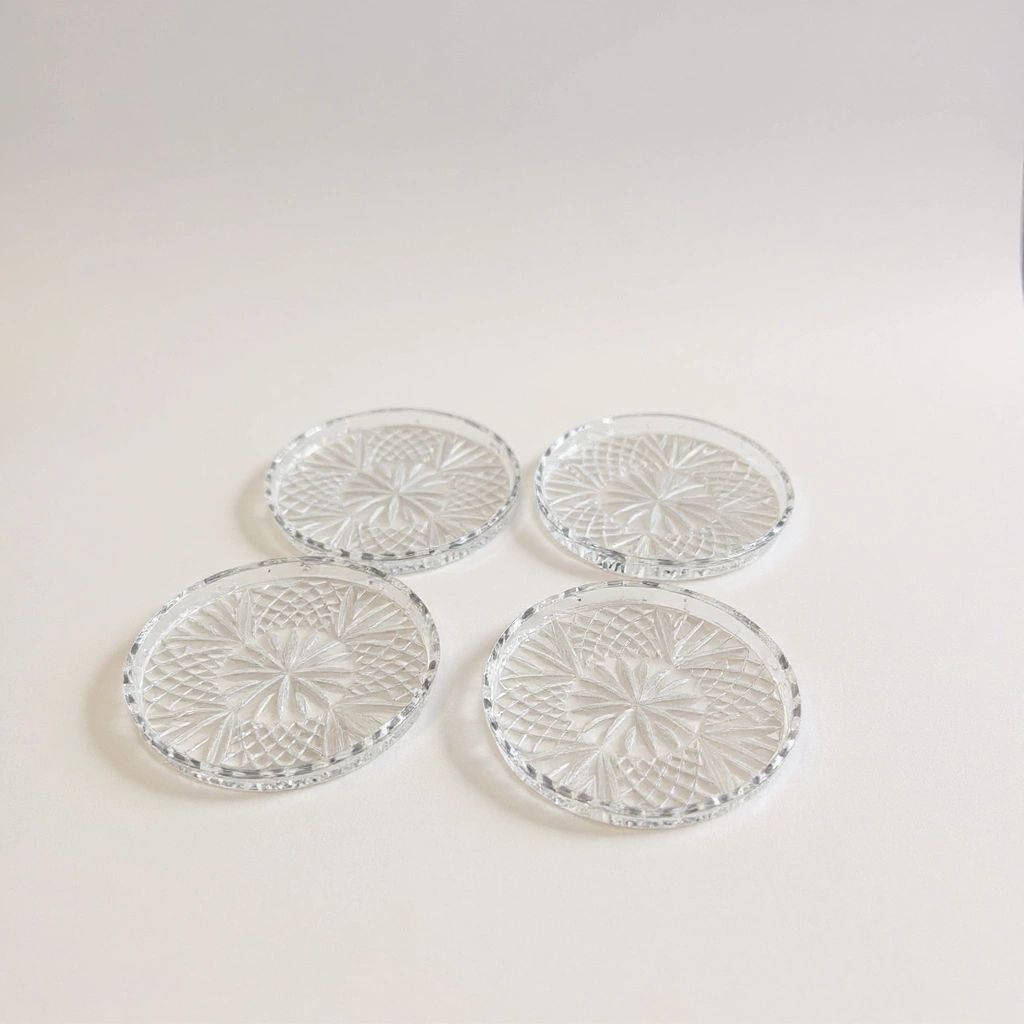 Crystal Coasters Set of 4