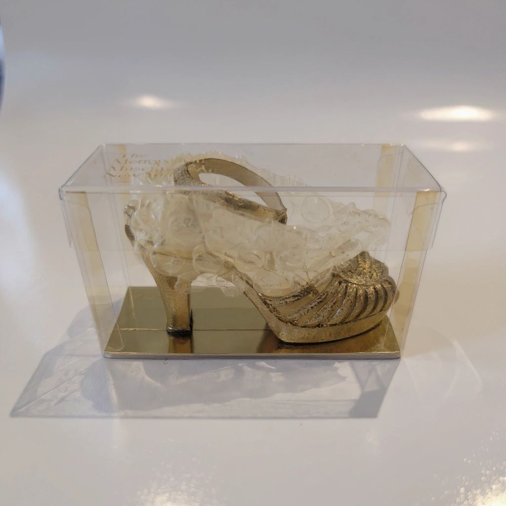 Gold Shoe Ornament