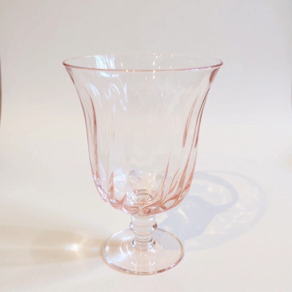 Gentry Pink Gorham Water Goblets (6)