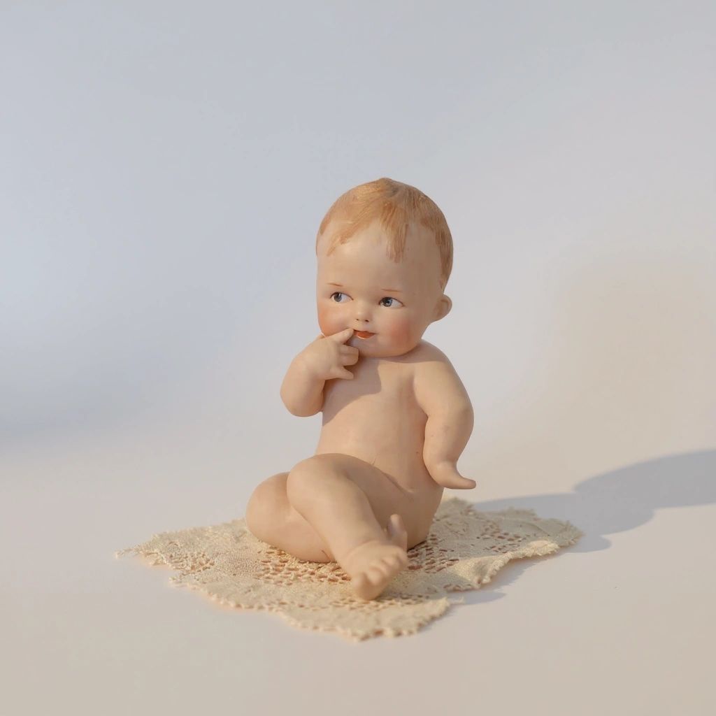 German Genlbruder Heubach Bisque Figurine