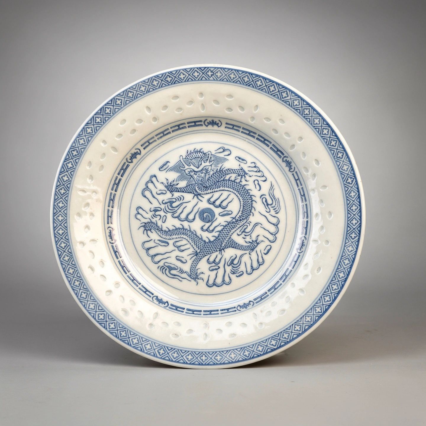 Jingdezhen Chinese Rice Plate