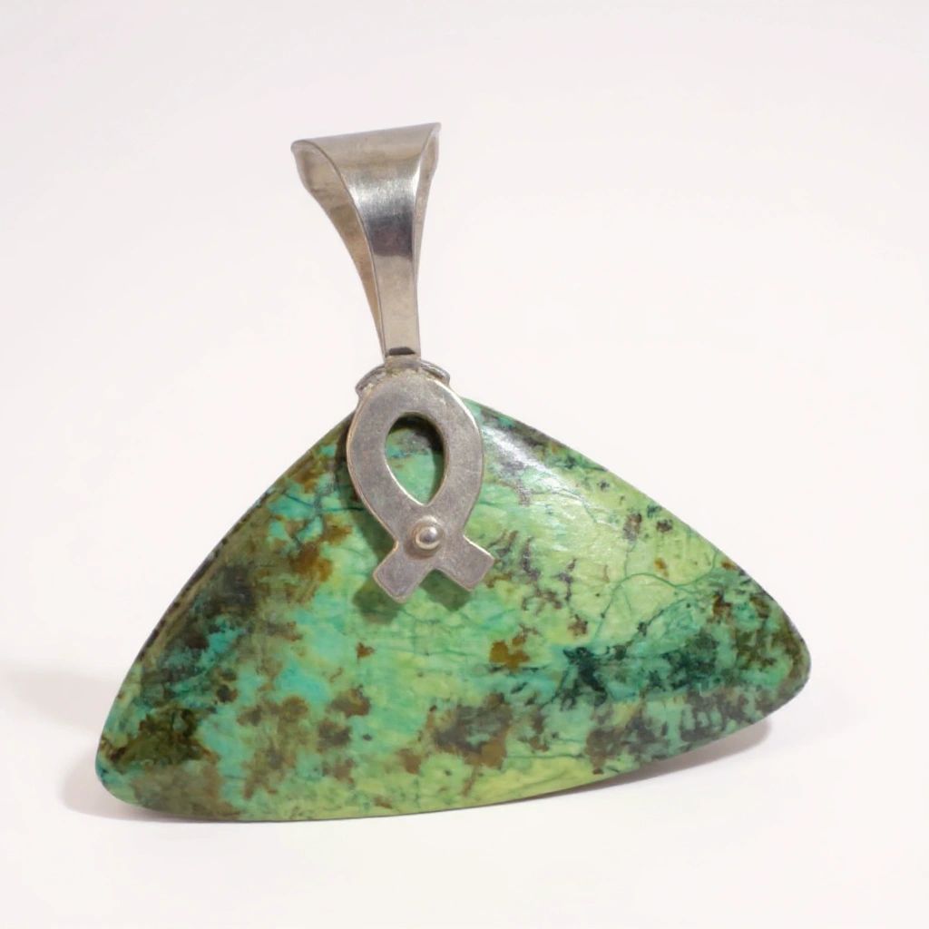 Jay King Dtr Chyrsoprase Pendant .925